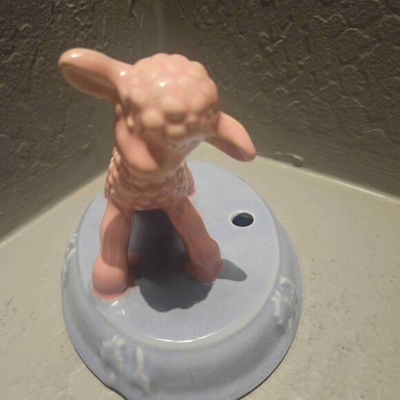 Ceramic Lamb Decoration 4.5" X 6 " - Picture 2 of 6